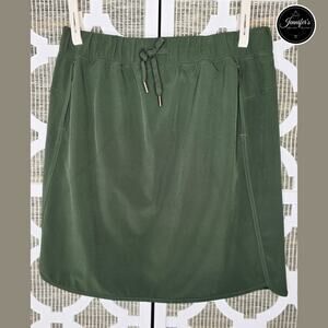 Calia by Carrie Underwood Olive Green Active Stretch Skirt Size L